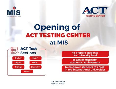 act test seal|act test center notification.